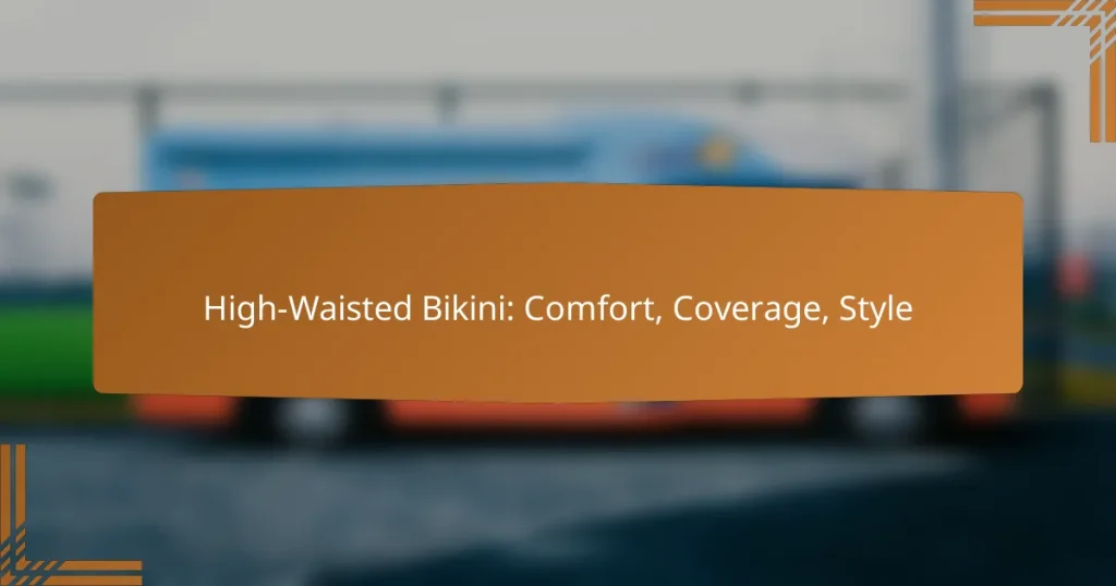High-Waisted Bikini: Comfort, Coverage, Style