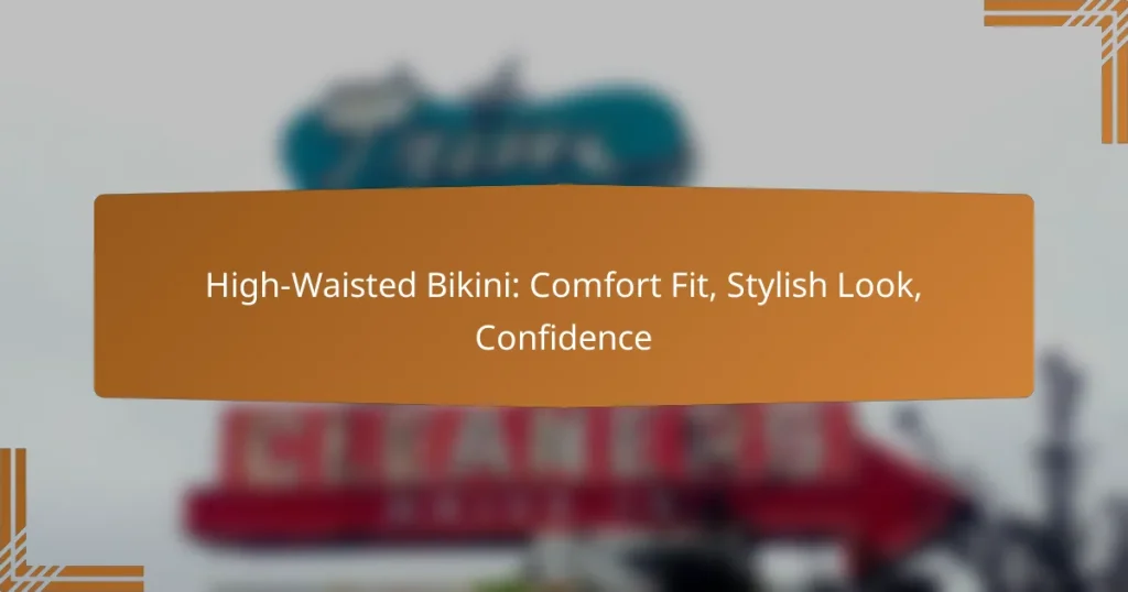 High-Waisted Bikini: Comfort Fit, Stylish Look, Confidence